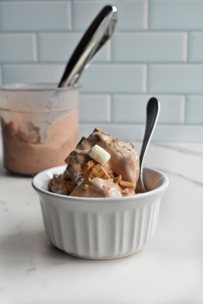 High Protein S’mores Ice Cream (Ninja Creami)