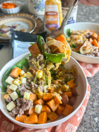 Fall Harvest Burger Bowls