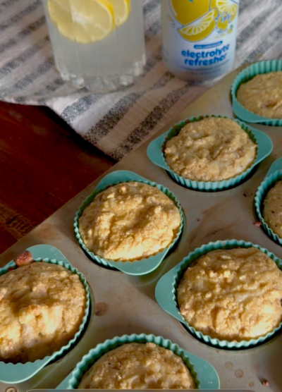 Maple Syrup Sausage & Cheese Pancake Muffins