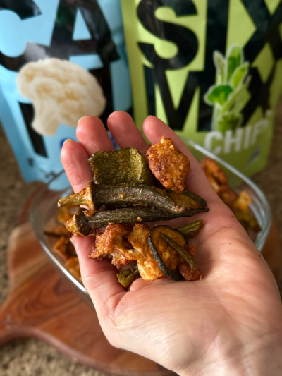spicy veggie snack mix