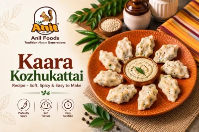 Kaara Kozhukattai Recipe – Soft, Spicy & Easy to Make