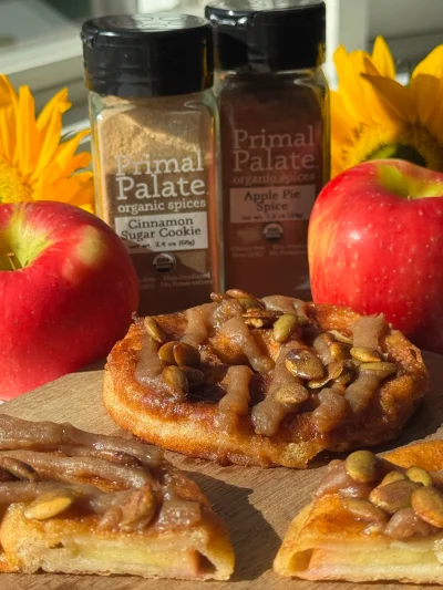 Cinnamon Sugar Cider Apple Rings  (GF/DF)