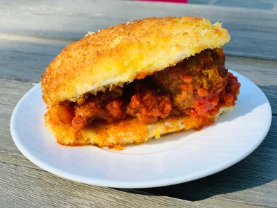 Chicken Cutlet Meatball Hero