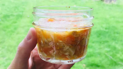 Chunky Chicken Soup with Apple and Sweet Potato
