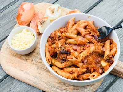 Cinnamon Root Veggie Pasta