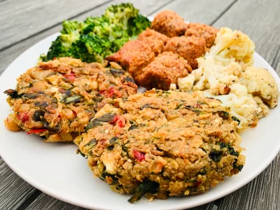 Feta & White Bean Burger