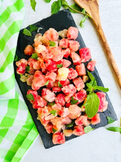 Frozen Sour Watermelon “Candy”
