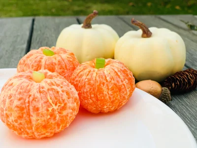Halloween Mandarin Pumpkins