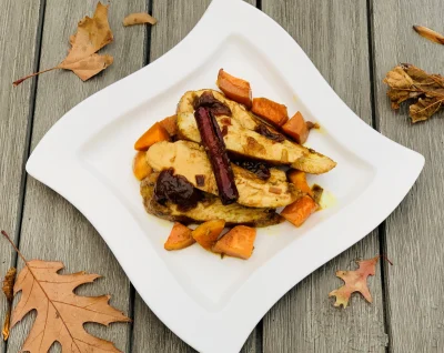 Moroccan Chicken and Apricot Tagine