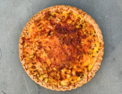 Mushroom Onion Quiche