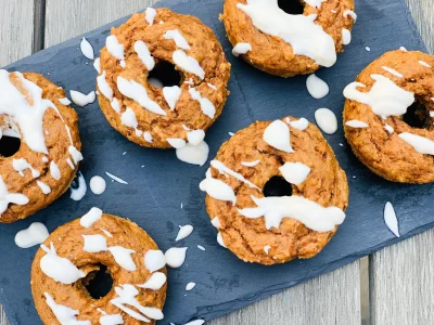 Pumpkin Spice Breakfast Donuts