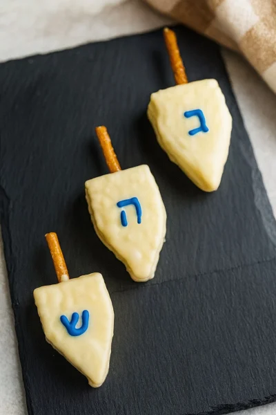 Rice Crisp Dreidels