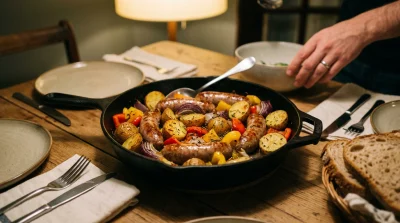 Easy Sausage and Vegetable Tray Bake