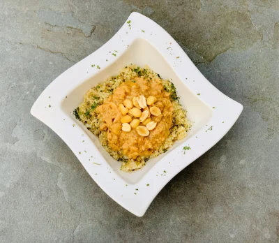 Slow Cooker Thai Creamy Peanut Chickpea Stew